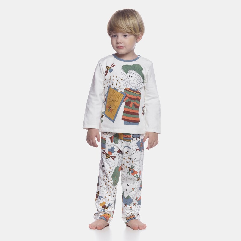 Pijama manga longa e calça