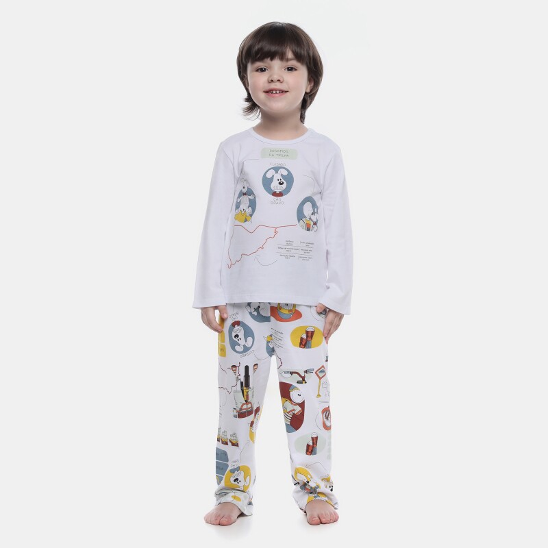 Pijama Manga Longa e Calça
