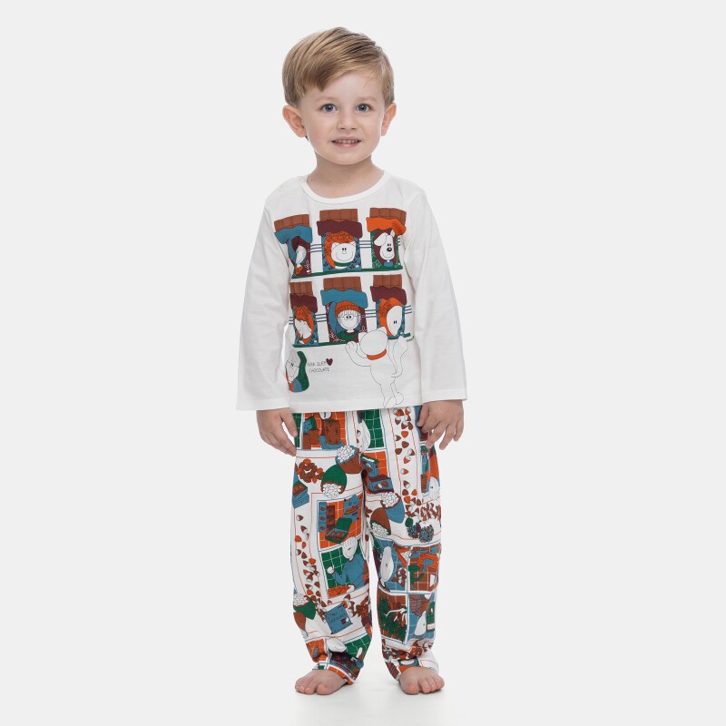 Pijama Manga Longa e Calça
