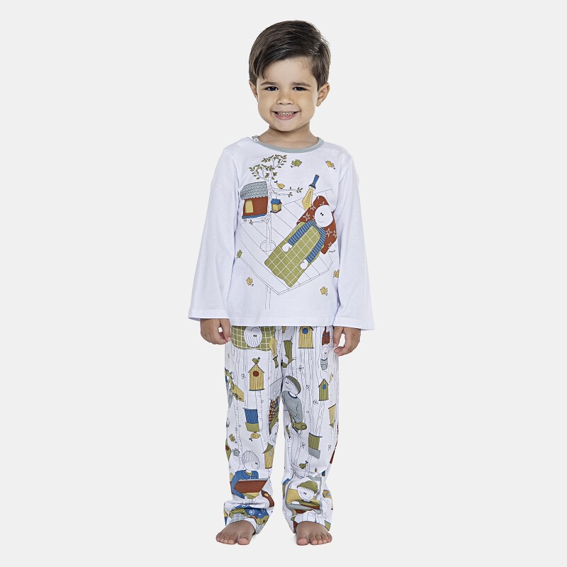 Pijama Masculino Baby Manga Longa e Calça