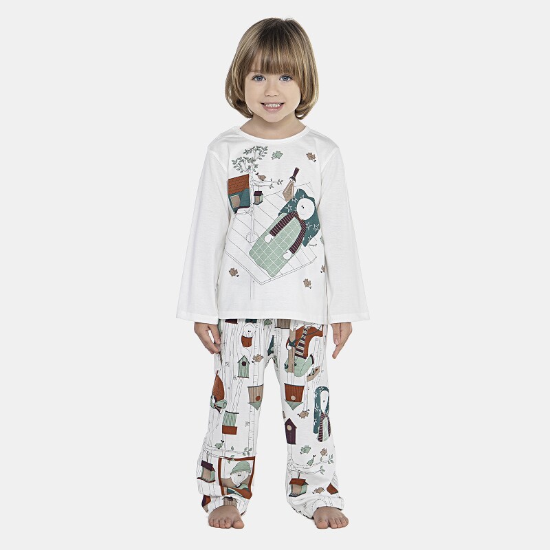 Pijama Masculino Baby Manga Longa e Calça