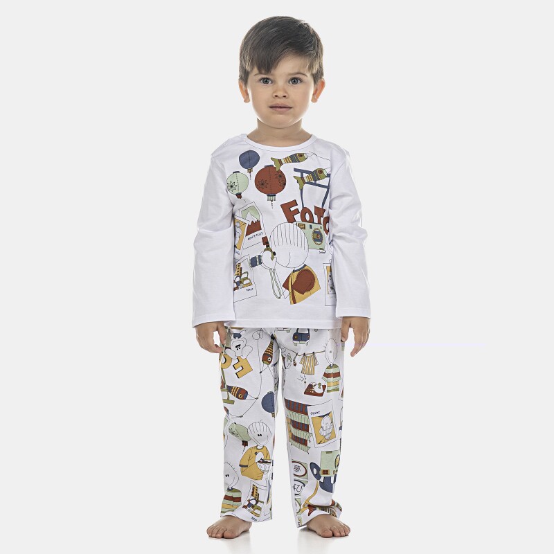 Pijama Masculino Baby Manga Longa e Calça