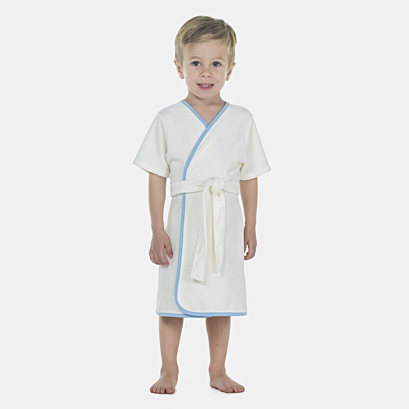 Roupão Masculino Baby Manga Curta Atoalhado