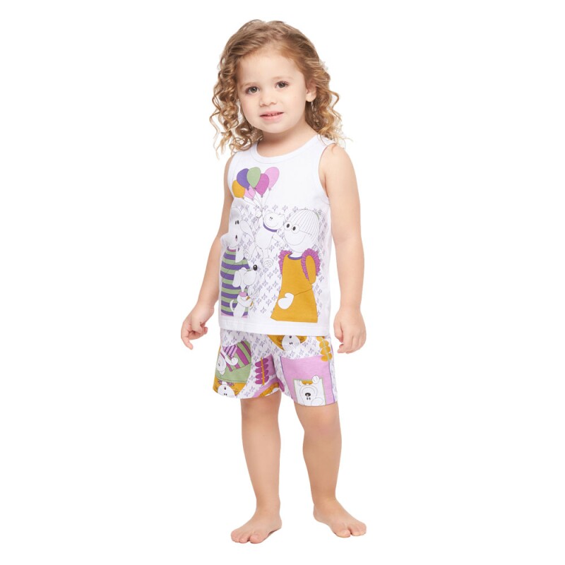 Conjunto Feminino Baby Regata e Short