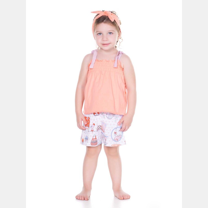 PIJAMA ALÇA E SHORT