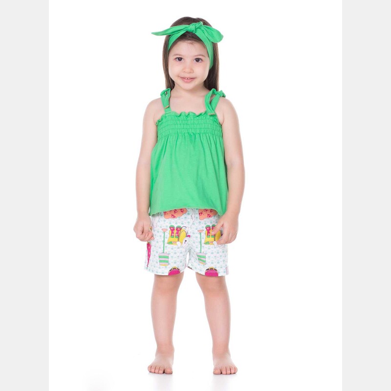 PIJAMA ALÇA E SHORT