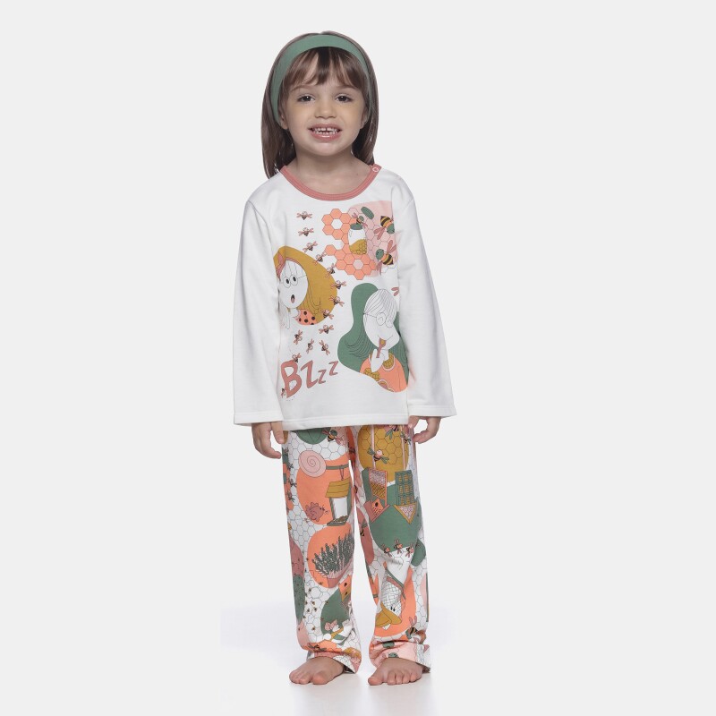 Pijama Longo Feminino Infantil Estampa Annie