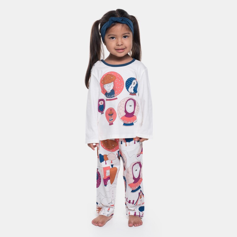 Pijama Manga Longa e Calça