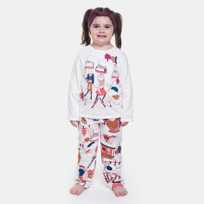 Pijama Manga Longa e Calça