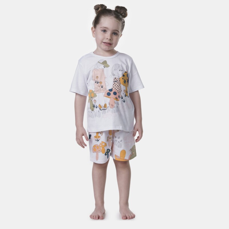 Pijama manga curta e short