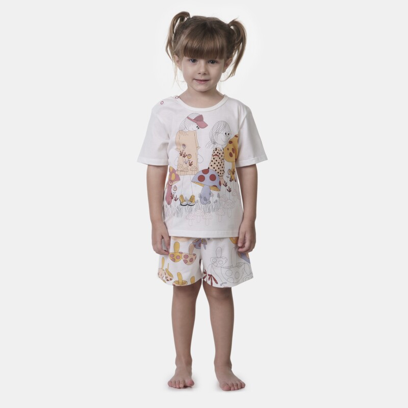 Pijama manga curta e short