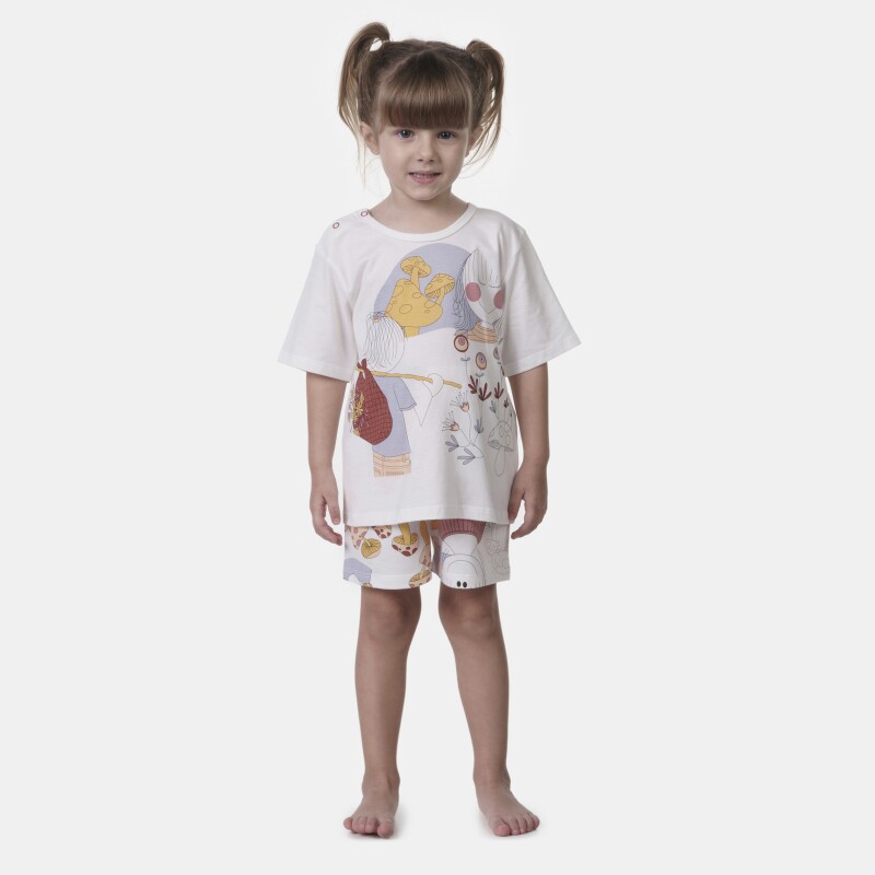 Pijama manga curta e short  