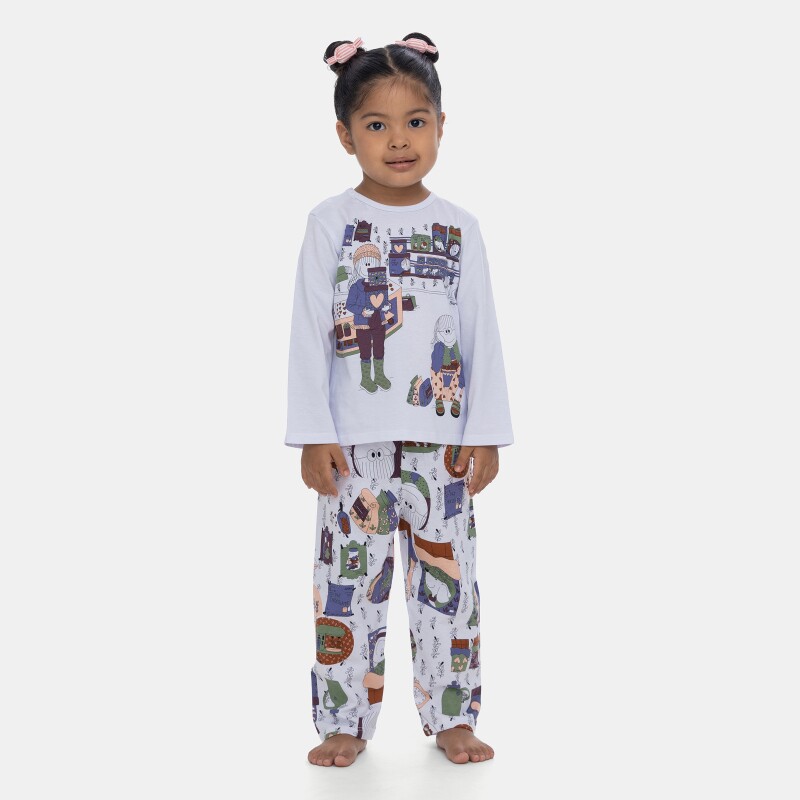 Pijama Manga Longa e Calça