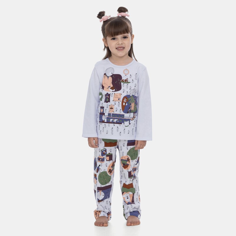 Pijama Manga Longa e Calça