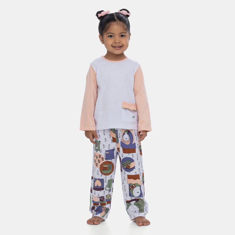 Pijama Manga Longa e Calça