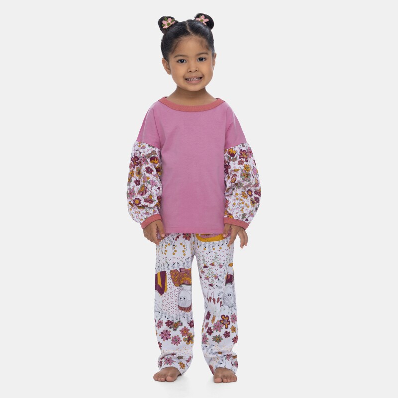 Pijama Manga Longa e Calça
