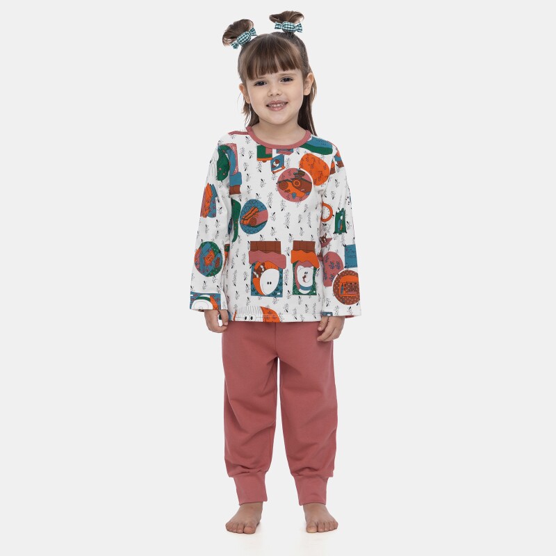Pijama Manga Longa e Calça