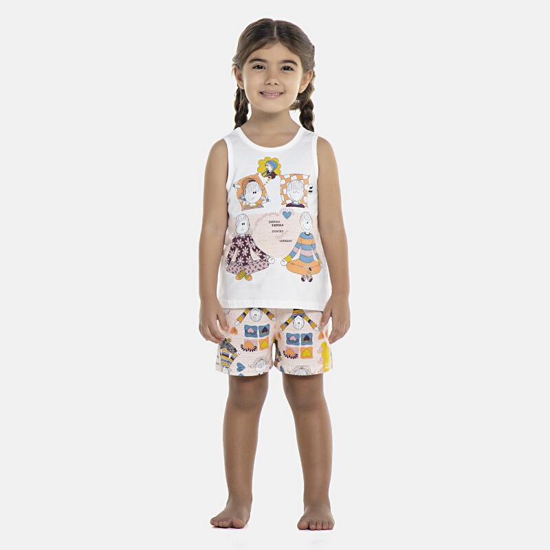 Pijama Feminino Baby Regata e Short