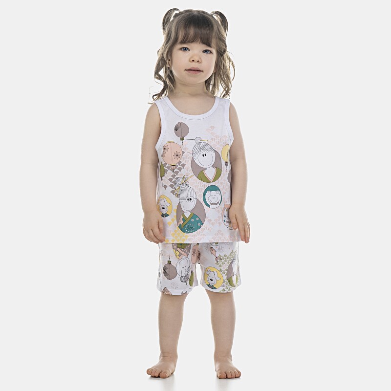 Pijama Feminino Baby Regata e Short