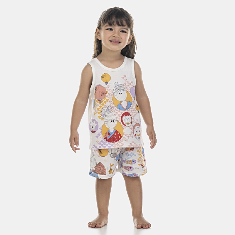 Pijama Feminino Baby Regata e Short