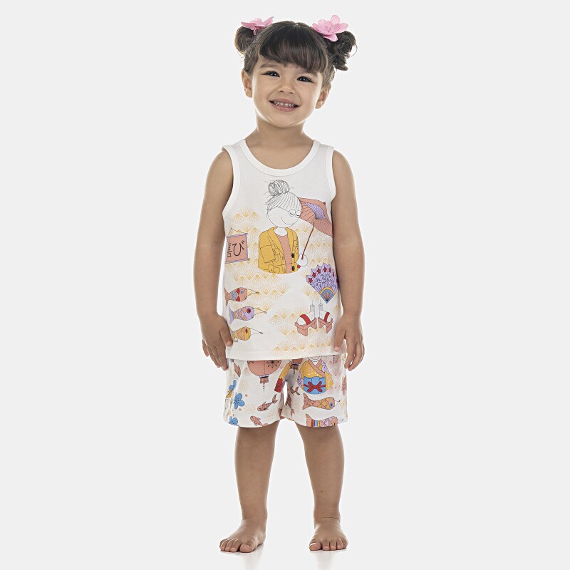Pijama Feminino Baby Regata e Short