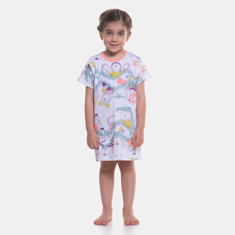 Camisão manga curta