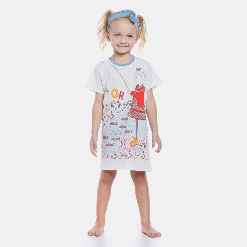 Camisão manga curta             