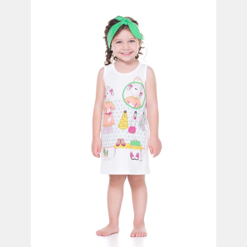 PIJAMA INFANTIL FEMININO CAMISOLA REGATA