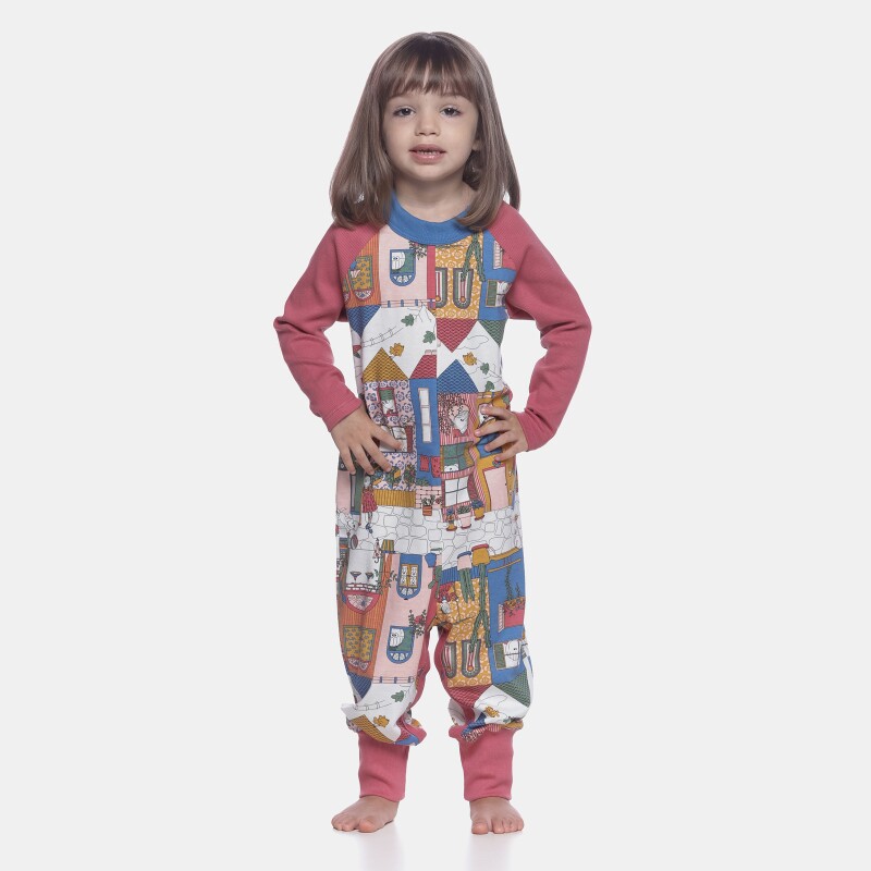 Macacão manga longa