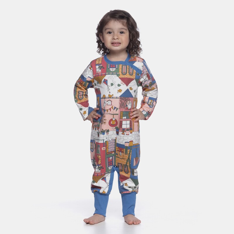 Macacão manga longa