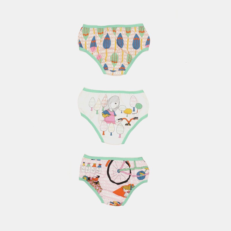 Sonhart Kit Calcinha 3 Peças Estampada