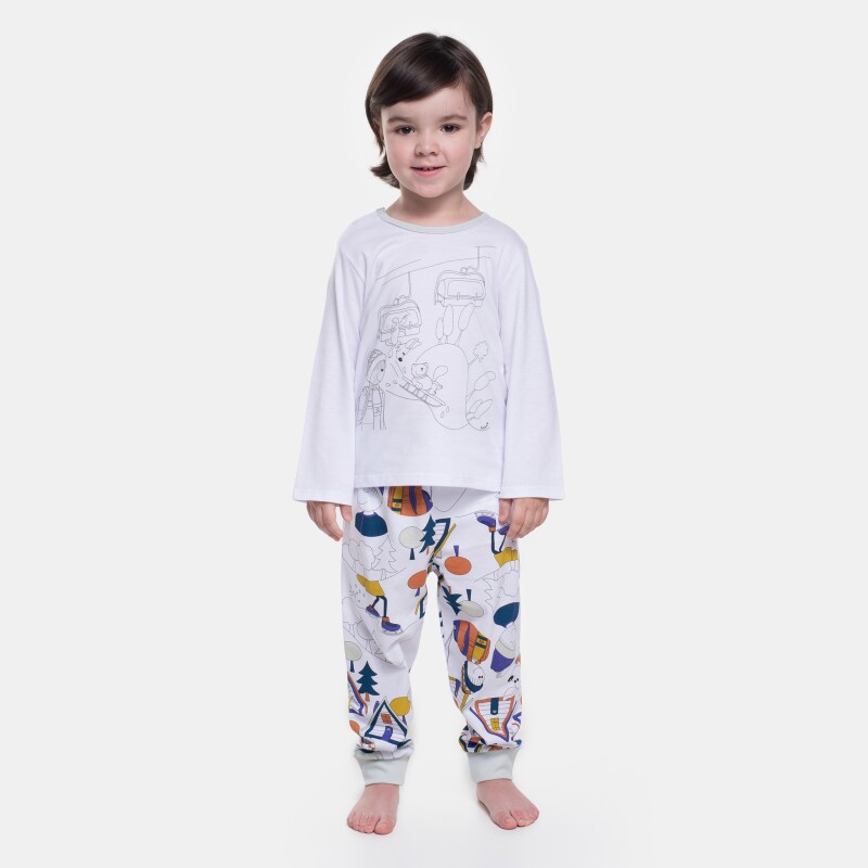 Pijama Manga Longa e Calça