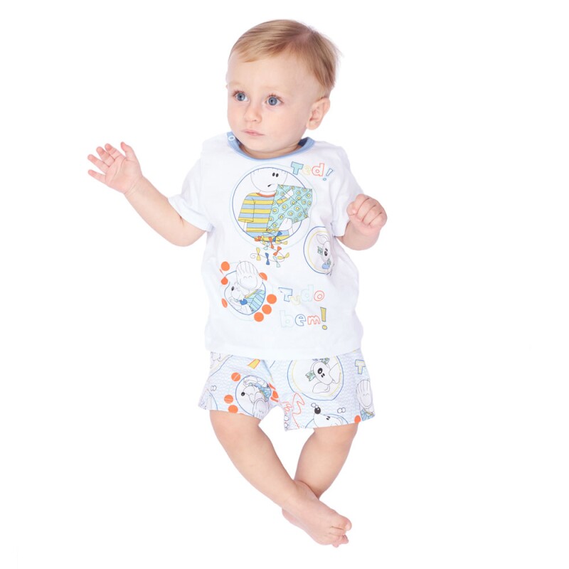 Pijama manga curta e short