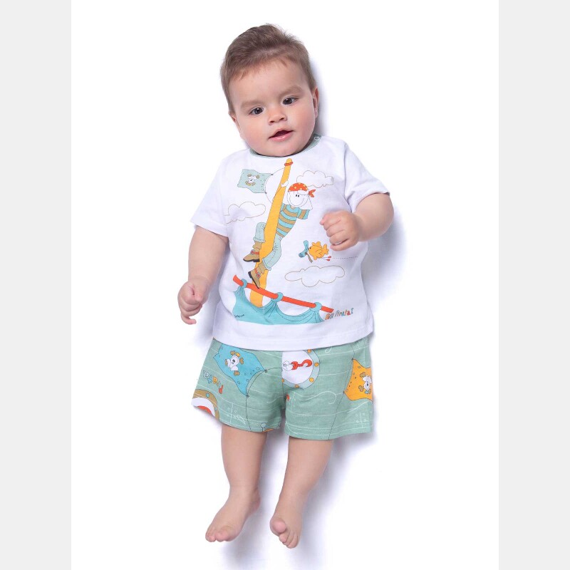 PIJAMA MANGA CURTA E SHORT