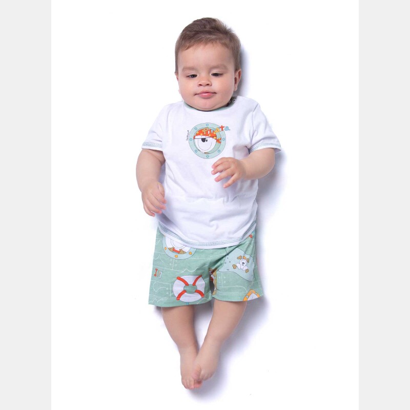 PIJAMA BODY MANGA CURTA E SHORT