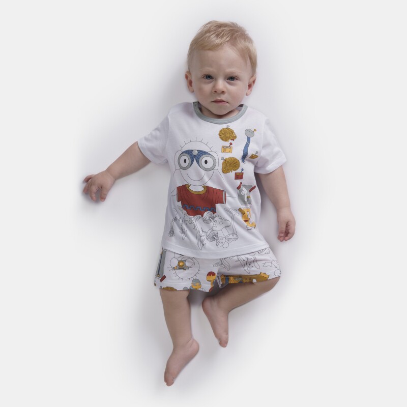 Pijama manga curta e short