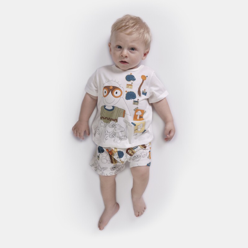 Pijama manga curta e short