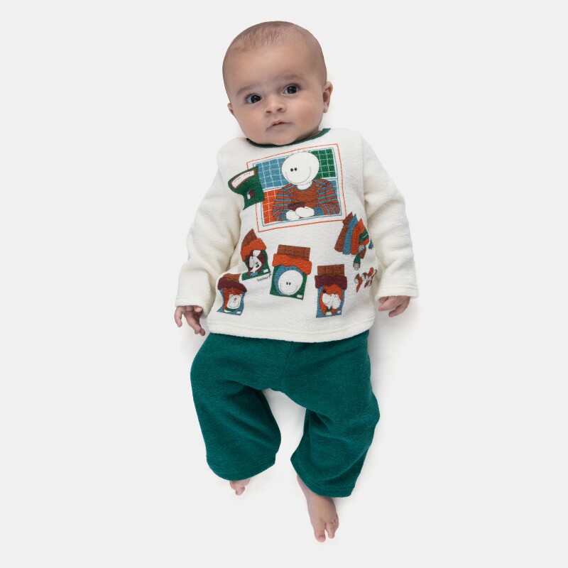 Pijama Manga Longa e Calça