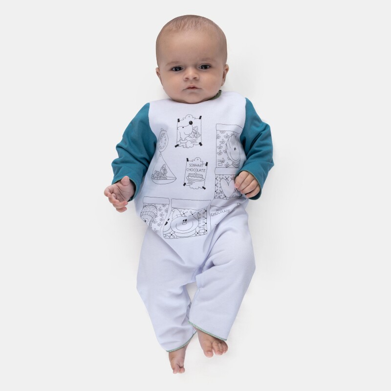 Macacão Manga Longa