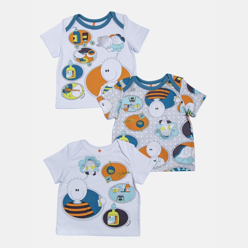 Kit Pagão Masculino Bebe Manga Curta