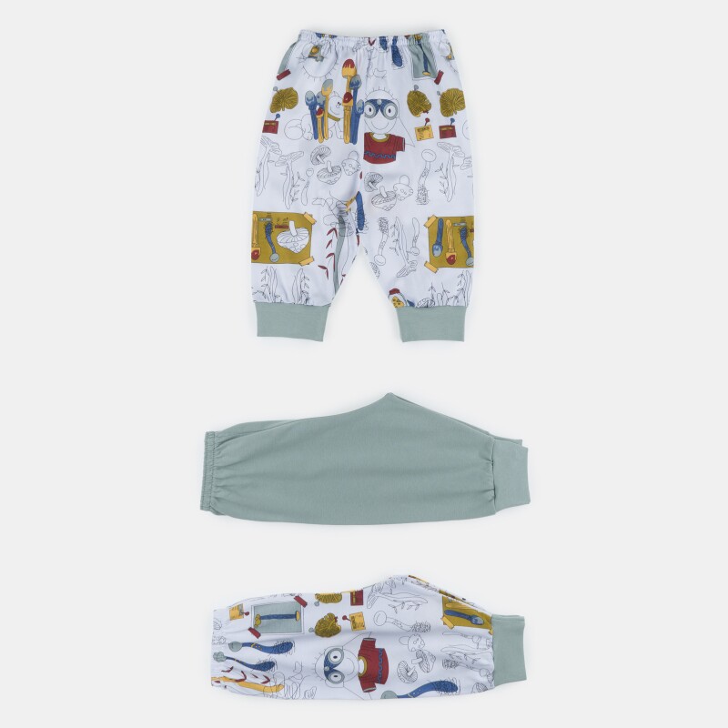 Kit mijão Bebê Menino longo Estampado