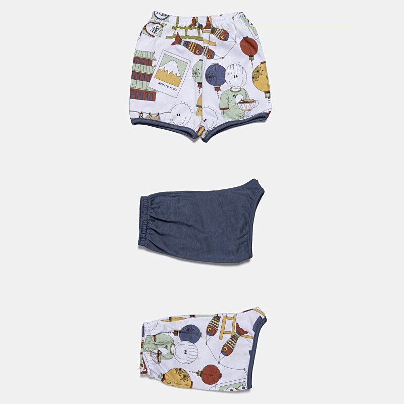 Kit Mijão Masculino Bebê Curto