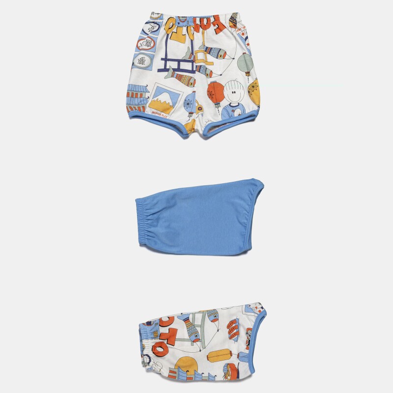 Kit Mijão Masculino Bebê Curto