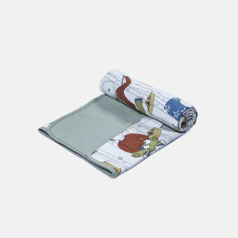 Manta Masculina Bebe Estampada