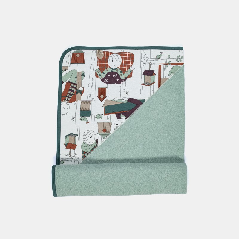 Manta Masculina Bebe Estampada Plush