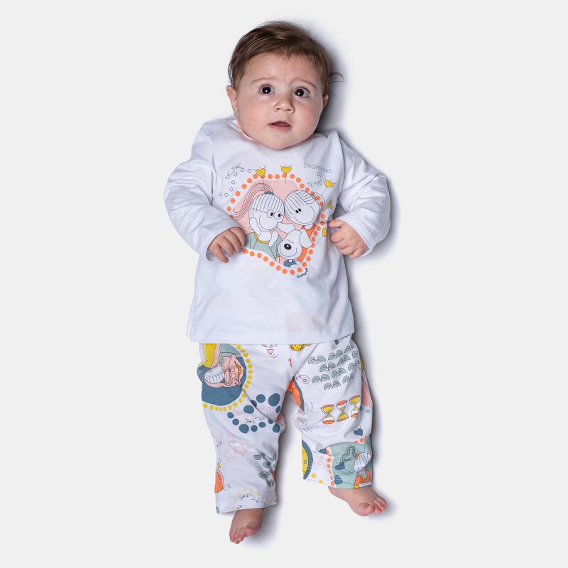 Pijama Manga Longa e Calça