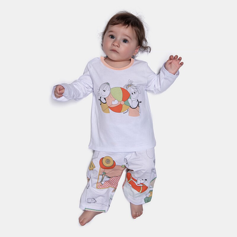 Pijama Manga Longa e Calça