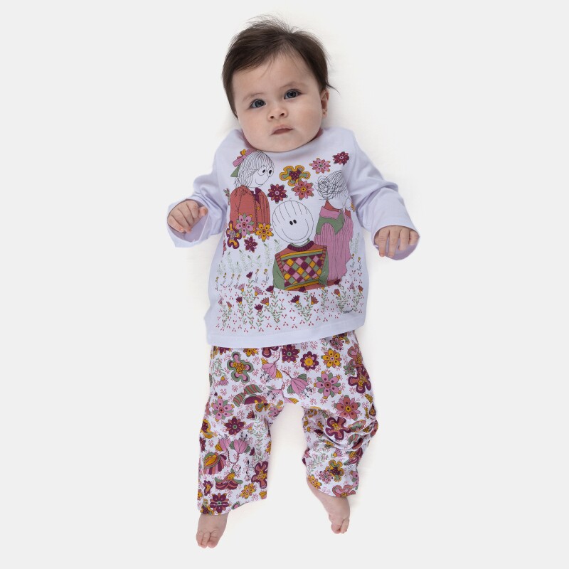 Pijama Manga Longa e Calça