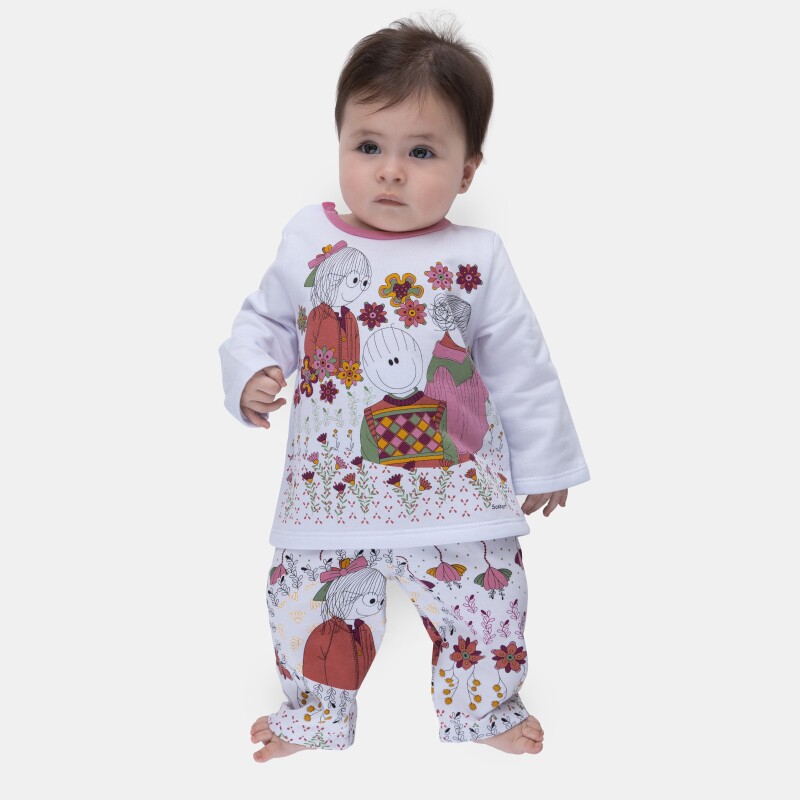 Pijama Manga Longa e Calça