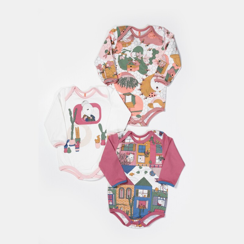 Kit body manga longa    